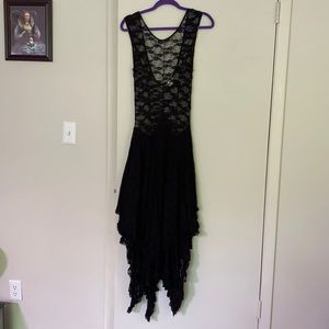 Black lace Free People dress